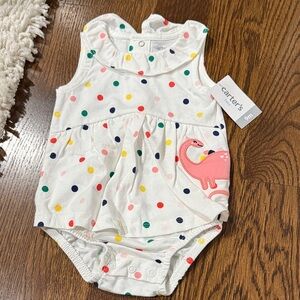 NWT Carter's Dino Jumper Set